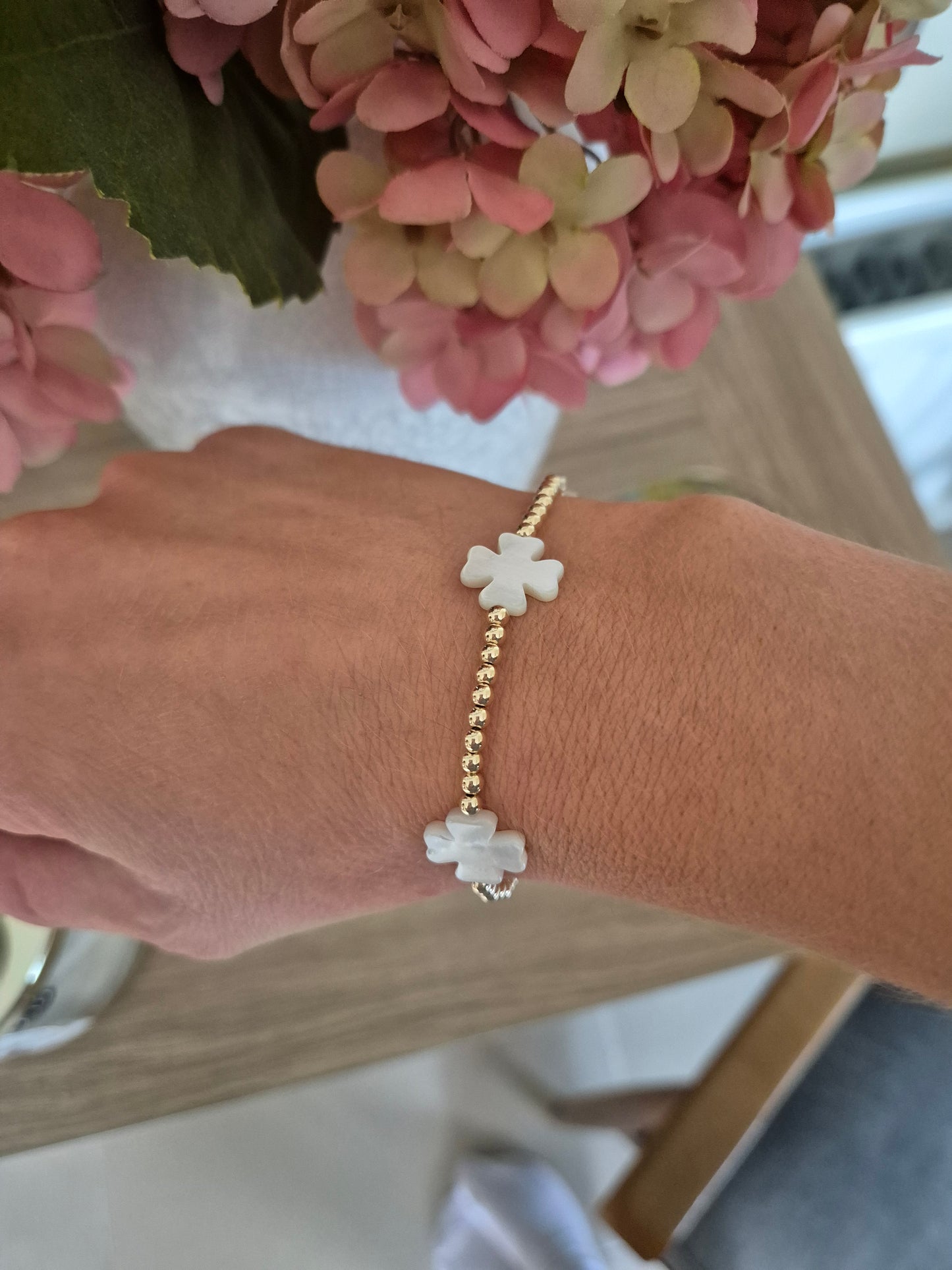 'Four leaf clover' bracelet