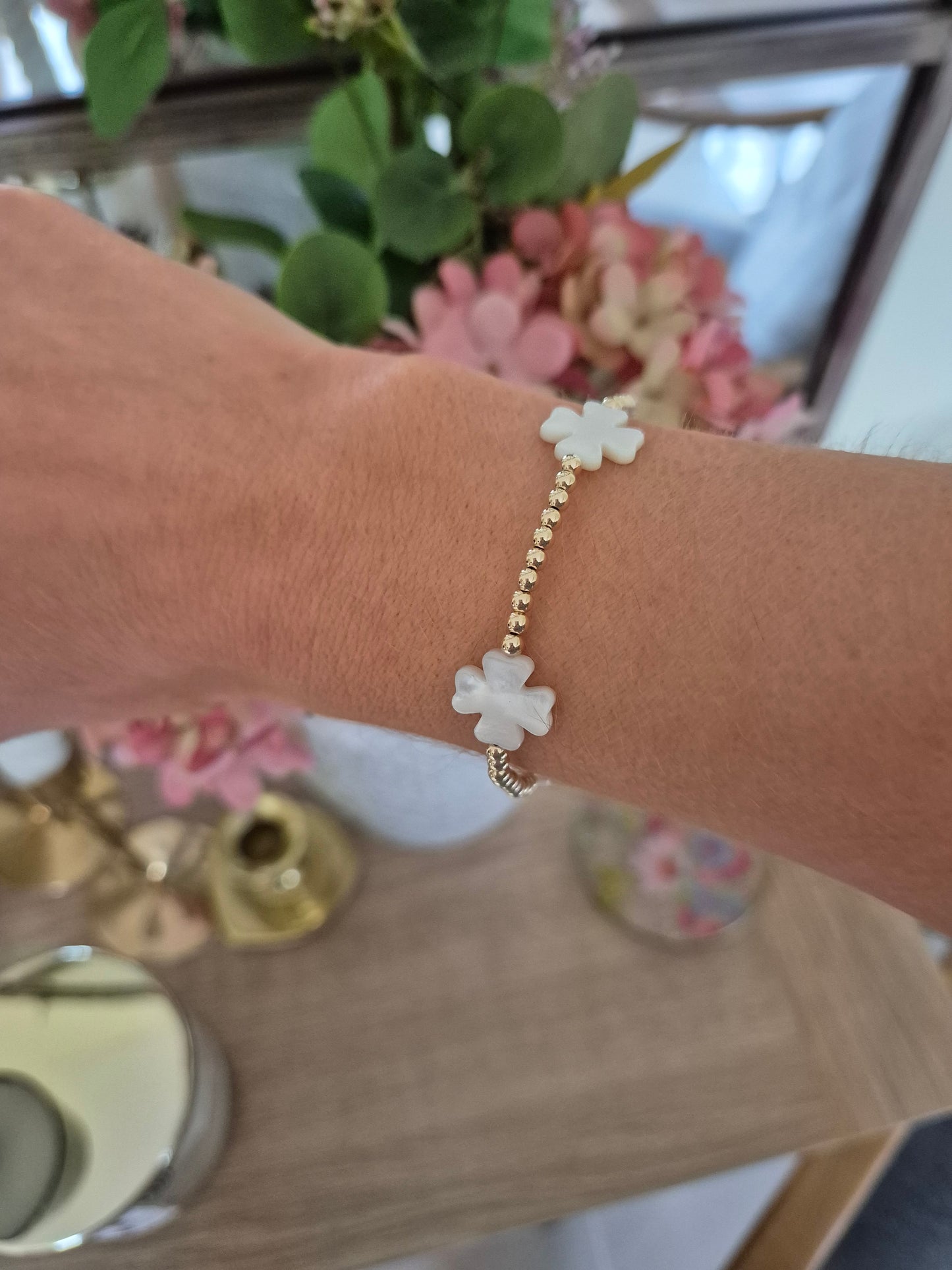 'Four leaf clover' bracelet