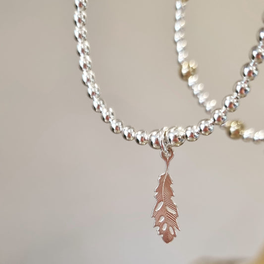 Feather Charm Add On | Necklace or bracelet