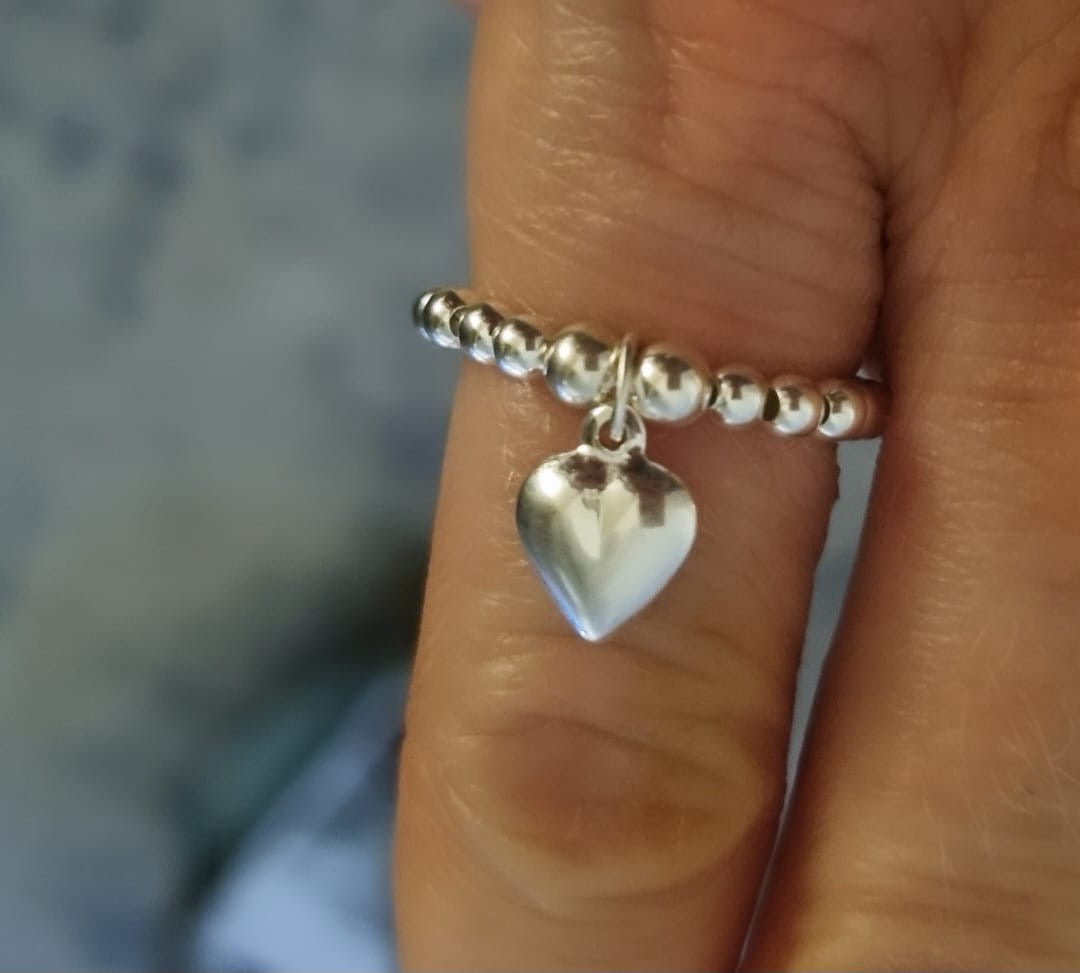 Heart Charm Ring