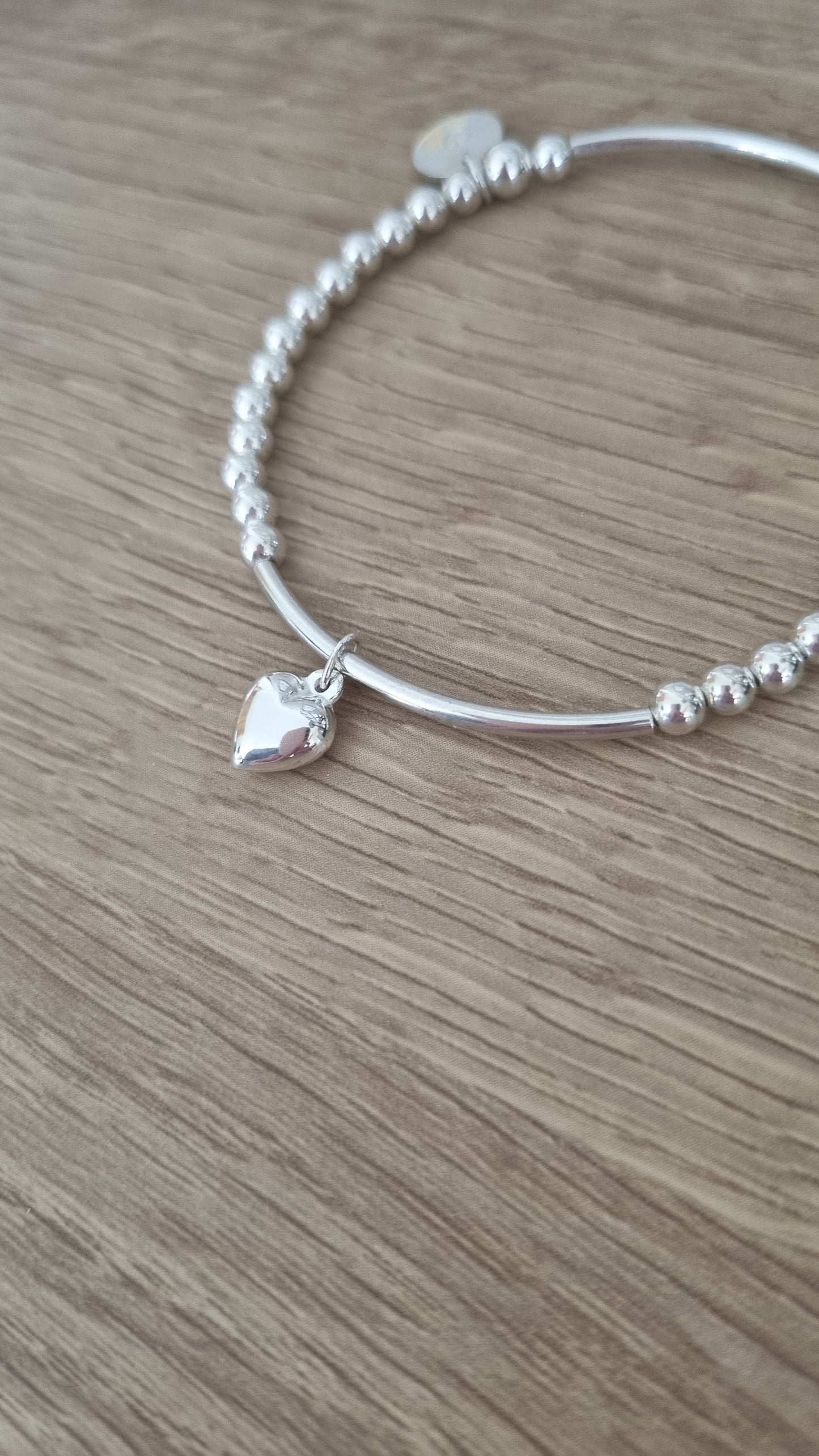 'Bangle Style' Charm Bracelet