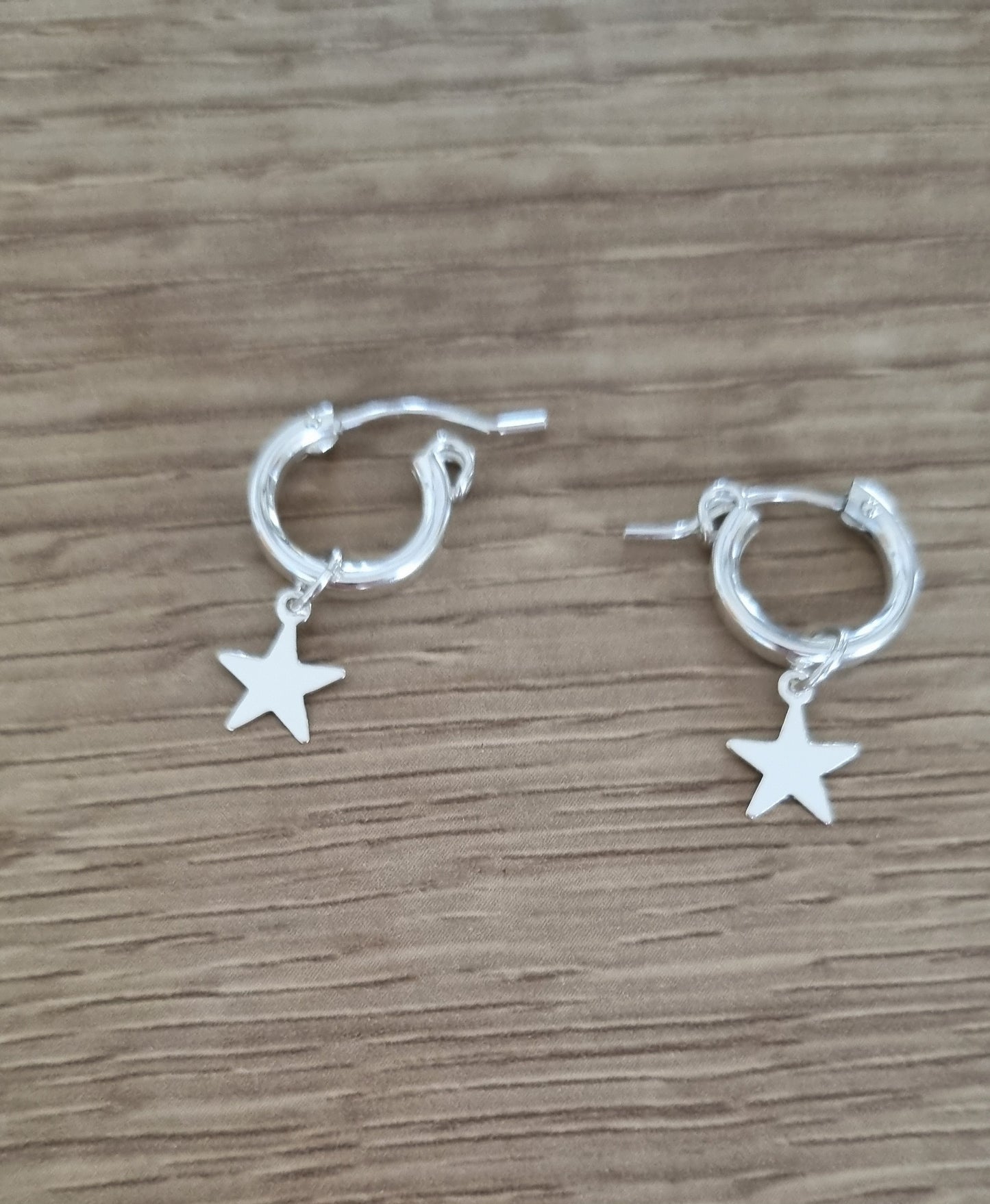 Charm earrings (love heart, star, or moon charm)