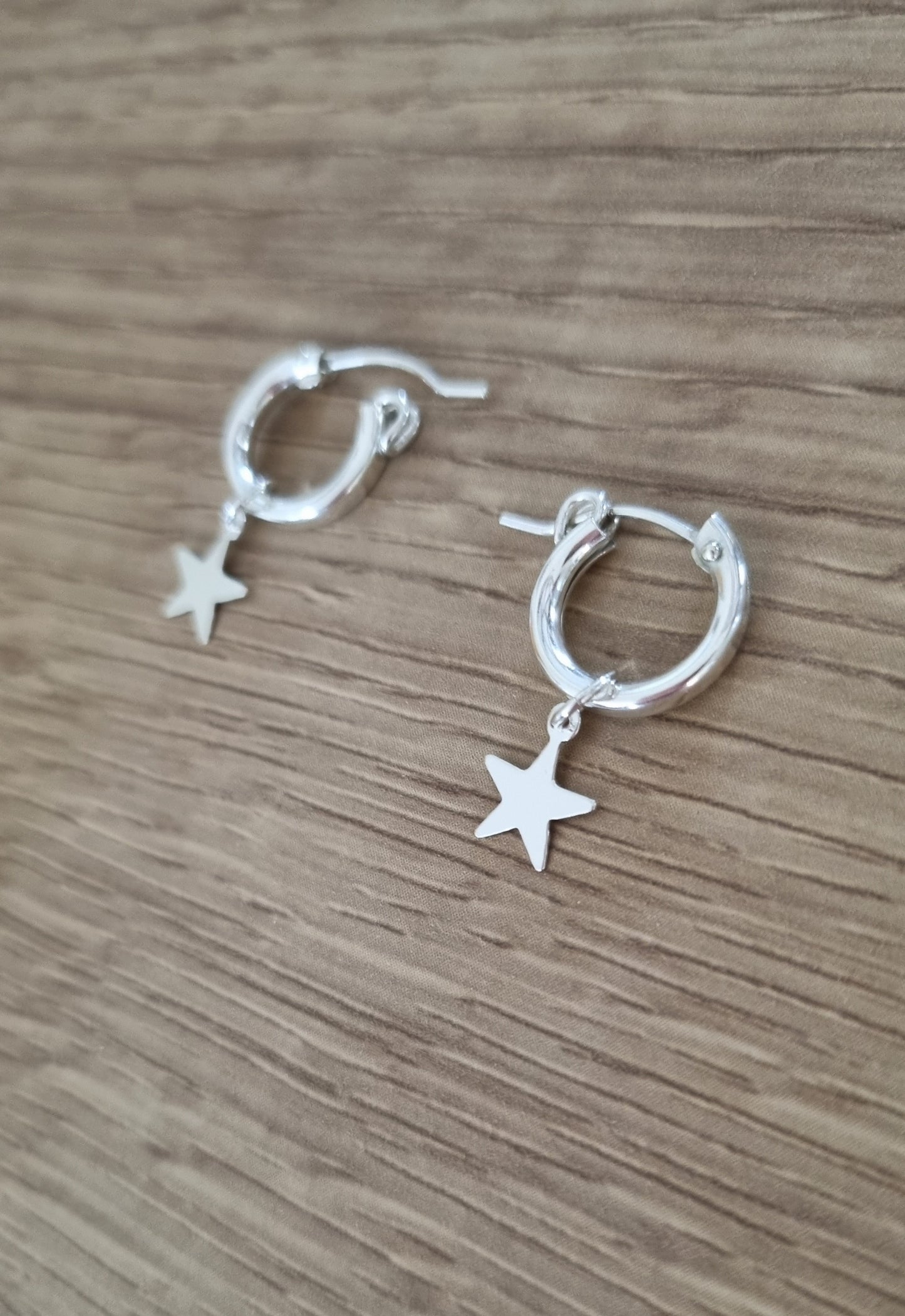 Charm earrings (love heart, star, or moon charm)